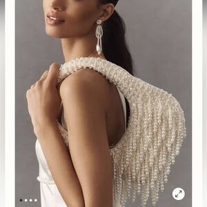 Anthropologie Pearl Mini Bag